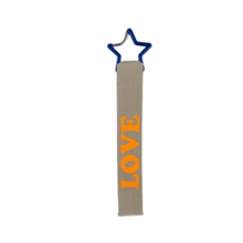 Load image into Gallery viewer, Bag and Keychain "LOVE" in "NEONORANGE"