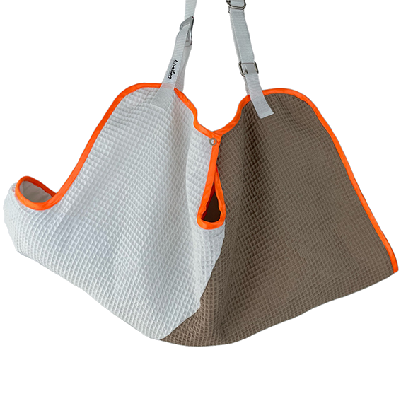 LiveBag in the design “WEIß NOUGAT - ORANGE”